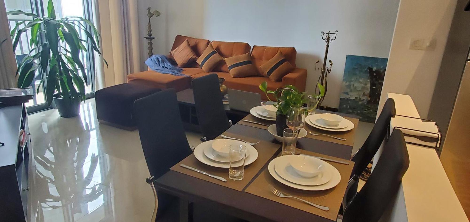 Apartamento Luxury 32nd Floor 2 Bed-2 Bath With Pool, Harbour & Lotus Tower Views Colombo